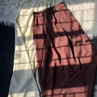Elastic double pleated formal 🤍